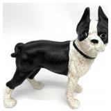 Vintage Cast Iron Boston Terrier Doorstop