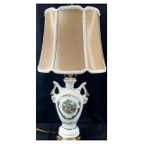 Victorian Style Courtship Scene Table Lamp
