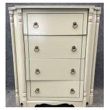 Grey Painted 4 Drawer Console