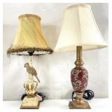 2 Small Decorative Table Lamps