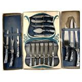 Vintage Sheffield Golden Prestige Cutlery Set