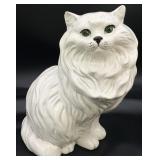 Large Life Sized Vintage Ceramic Cat Figure