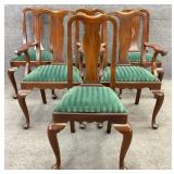 6 Henkel Harris Mahogany Dining Chairs