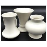 3 Royal Haeger for Restoration Hardware Vases