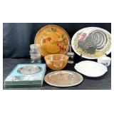 Vintage Turkey Platter, Jars & More