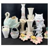Vintage Porcelain & Ceramic Vases & Figurines
