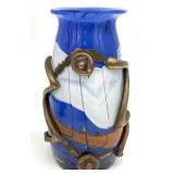 Misu Coman Signed Romanian Art Glass Vase