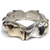 Yaacov Heller S/N Sterling Silver Bangle Bracelet