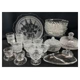 Vintage Glass Serving Dishes & More