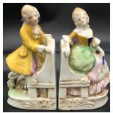 2 Victorian Porcelain Figures