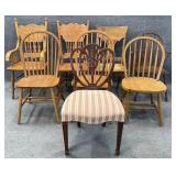 Group of 8 Assorted Chairs