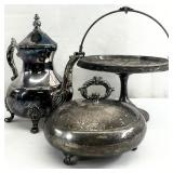3pc Vintage / Antique Silver Plate
