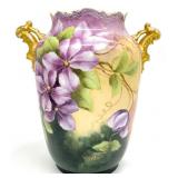 Antique Hermann Ohme German Porcelain Vase