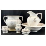 Antique Homer Laughlin Victorian Vanity Set