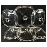 6pc Pyrex Glass Lids