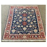 Hand Knotted 7.11 x 9.9 Rug
