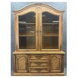 Hickory Pecan French China Cabinet