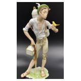 Alka Kunst Bird Seller Bavarian Porcelain Figurine