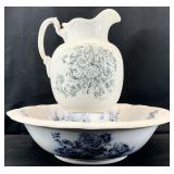 Antique Wash Basin & Pitcher
