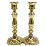 Pair Brass 7 ' Candlesticks