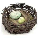 Vintage Metal Twig Decorative Birds Nest
