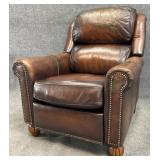 Leather Pressback Recliner