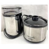 Crock Pot Little Dipper & Krups Coffee Grinder