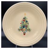 Fiesta Ware Christmas Tree Lunch Plate