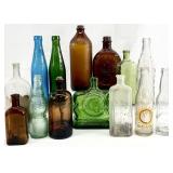 Antique Apothecary Glass Bottles & More