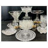 Asst Vintage Glassware Dishes