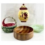 Assorted Serving Dishes & Kitchen Canister