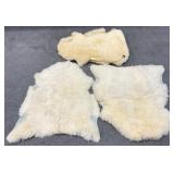 3pc Sheepskin Chair Covers / Rugs & Rug