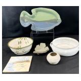 6pc Signed Art Pottery