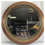 Rope Style Embossed Round Wall Mirror