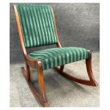 Vintage Mahogany Frame Rocking Chair