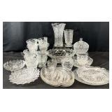 Asst Vintage Glassware Dishes