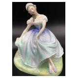 Royal Doulton Giselle HN2139 Seated Ballerina