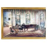 S/N Susan Mink Colclough ' Etude 11 ' Piano Art