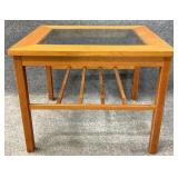Glass Insert Accent Table