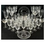 Imperial Glass Floral Cut 279 Glassware