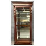 Mahogany Sliding Door Curio
