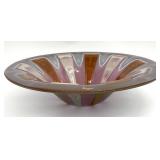Higgins Mid Century Fused Art Glass Bowl