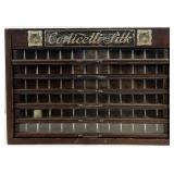 Corticelli Silk Spool Cabinet