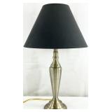 Brushed Gold Tone Modern Table Lamp
