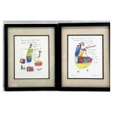 2 Brian Andreas Whimsical StoryPeople Watercolor