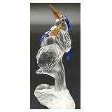 Swarovski Feathered Beauties Malachite Kingfishers