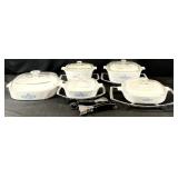 CorningWare Blue Cornflower Casserole Dishes &