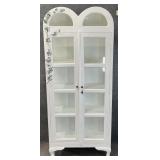 White Dome Top Display Cabinet