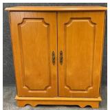 Oak Tone Wine Cabinet