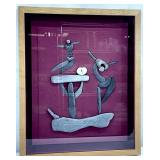 Signed Pebble Art 'Poem to Dance and to Dancers'